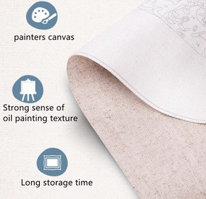 Pintura al Óleo sobre Lienzo de Paisaje Romántico de Dibujos Animados, Moderna y Ecológica, por Números, Arte de Pared para Decoración del Hogar - Product Image 5