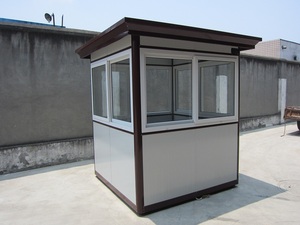 แบบพกพาสำเร็จรูปกลางแจ้งมินิร้านยามรักษา<span class=keywords><strong>ความ</strong></span>ปลอดภัยบ้านเล็กๆโทรบูธห้องโดยสารมือถือสำเร็จรูปอาหารตู้ยามตู้ - Product Image 4
