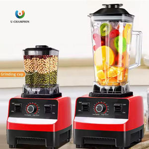 Blender en verre robuste de 2 L, 4500 W, mélangeur alimentaire, presse-agrumes avec moteur AC, alimentation électrique/batterie/USB pour une utilisation en extérieur et à domicile - Product Image 1