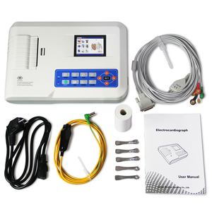 Medische Multiparameter Handheld 3 Kanaals 12 Lood Veterinaire <span class=keywords><strong>Ecg</strong></span>/Ekg Machine - Product Image 4