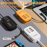 OEM Multi-Port-Ladestation 6 USB Schnellladegerät Mit Typ-C PD-Adapter und Verlängerungskabel