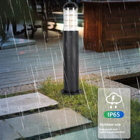 Luces LED para Jardín 2026, Gran Venta, Portalámparas E27, IP65 Impermeables, Luces de Bolardo 85-265V 9W 3000K 4000K 6500K, Luces para Césped Exterior