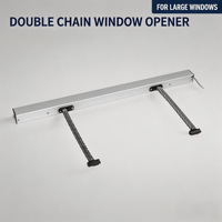 Nuevo Abreventanas Automático de Aleación de Aluminio con Sensor de Lluvia para Tragaluces, Techos y Cocinas