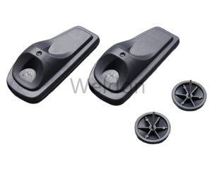 Doble frecuencia UHF RFID + AM 58Khz tipos de alarma de ropa de seguridad Etiqueta negra/almohadilla RFID EAS - Product Image 3