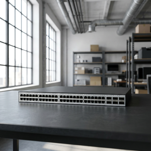 CloudEngine CE6865E-48S8CQ-B สวิตช์สำหรับองค์กร 48 พอร์ต พอร์ตอีเธอร์เน็ต 10GE SFP+ พอร์ตออปติคอลอีเธอร์เน็ต 40GE/100GE QSFP28 - Product Image 1
