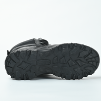 Bottes tactiques montantes pour l'entraînement sur le terrain - Bottes d'extérieur anti-écrasement à lacets