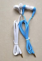 Earphone In-ear Kabel 3.5mm Murah Sekali Pakai, Bahan ABS+Silikon, Tahan Air IPX-1, Kabel 120cm, Bersertifikasi CE RoHS FCC