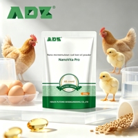 Bubuk Minyak Hati Ikan Nano Mikroemulsi Grosir NanoVita Pro Vitamin Premix Larut Air Untuk Pakan Hewan
