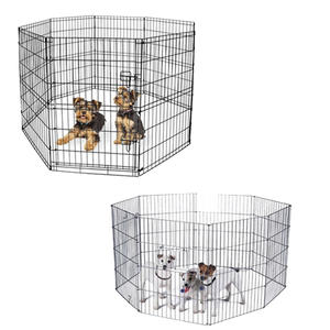Opvouwbare Draad Grote Pet Hek Puppy Box Pet Box Pet Box Box 8 Panel Fold Hond Box Hek - Product Image 6