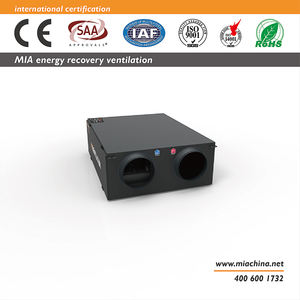 Système de ventilation à récupération de chaleur optimal avec contrôle du débit d'air à 3 vitesses, 8000 m3/h, affichage CO2, humidité et bactéricide MVHR - Product Image 6