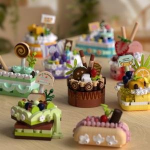 Ensemble de blocs de construction non toxiques écologiques en ABS pour les décorations de fête de dessert gâteaux cadeaux de grande valeur pour 14 ans et jouet de bricolage - Product Image 2