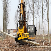 Grappin forestier de haute qualité pour la coupe du bois, rotatif à 360° pour l'abattage et le préhension des arbres, et le déplacement du bois.
