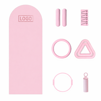 Accessoires de Pilates durables, haltères en silicone, kit de musculation pour femmes