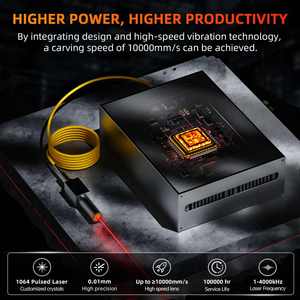 Machine de gravure laser tout-en-un avec configuration rapide pour graver des logos et des codes à barres sur du papier et de la mousse - Product Image 2