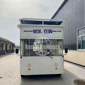 Remolque de Comida Móvil con Funciones Completas para Servicio de Snacks, Construcción de Acero Inoxidable, Personalizable - Product Image 2