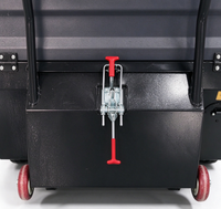 Balayeuse électrique autoportée à faible bruit, machine de balayage routier robuste pour le nettoyage des surfaces dures, des poussières et des débris