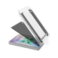 Protecteur d'écran en verre trempé personnalisé pour iPhone Duo avec applicateur automatique de verre et protection de confidentialité en diamant