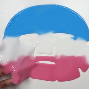 ओएम डी मल्टी कलर कोलेजन शीट मास्क विटामिन सी क्रिस्टल विटामिन ई हाइलूरोनिक एसिड एंटी-एजिंग वाइजिंग चेहरे की देखभाल इंद्रधनुष - Product Image 4