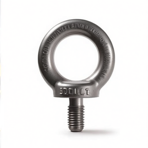 Écrou à oreilles en acier inoxydable forgé DIN 580 AISI 304 certifié CE, accessoires de levage et d'ancrage - Product Image 2