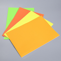 Papier à lettres fluorescent auto-adhésif A4 feuilles autocollants Stocks