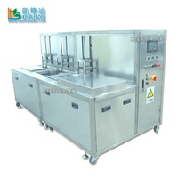 Máquina de Limpieza Ultrasónica Industrial Eléctrica, Totalmente Automatizada, Multietapa, con Brazo Robótico Doble, para Desengrasado de Piezas Metálicas de Precisión