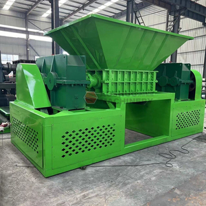 Industriële Eenvoudige Bediening Dubbele As Shredder Keuken Afval Papier Karton Hout Harde Schijf Shredder Voor Recycling - Product Image 2
