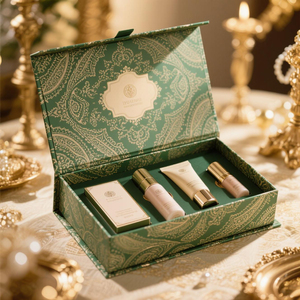 Produttore di Scatole Regalo Cosmetiche Impermeabili Personalizzate - Confezioni in Cartone con Stampa a Caldo e Fodera in Spugna per Set di Profumi e Creme - Product Image 3