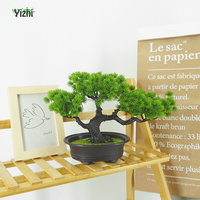 Assurance commerciale grands arbres artificiels d'intérieur bonsaï artificiel d'intérieur pin petites plantes pour la décoration de la maison