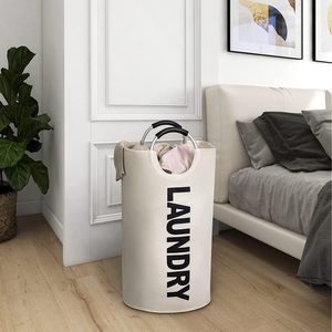Modern Laundry <b>Hamper</b> Foldable Basket with Sturdy Handles and Water-Resistant Oxford Fabric - Product Image 4