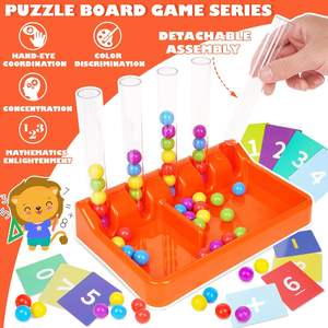 Gioco Educativo Montessori 2024 con Perline Arcobaleno in Plastica, Puzzle <span class=keywords><strong>di</strong></span> Smistamento Colori e Conteggio <span class=keywords><strong>per</strong></span> <span class=keywords><strong>Bambini</strong></span> dai <span class=keywords><strong>3</strong></span> ai 5 <span class=keywords><strong>Anni</strong></span>, Giocattolo Impilabile Prescolare - Product Image 4