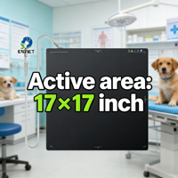 EURVET Detector de Rayos X Médico de Alta Calidad, Detector de Panel Plano Inalámbrico para Rayos X para Humanos y Mascotas