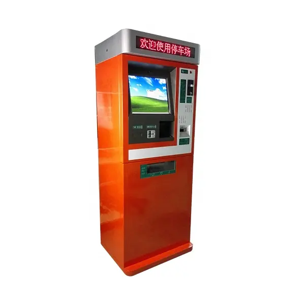 Automatic payment machine ticket dispenser parking management system kiosk self-service kiosk