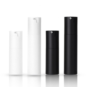 Airless Pump Sprayer <b>Bottles</b> <b>Empty</b> 30ml 50ml Matte White/Black <b>Plastic</b> for Lotion Cosmetics in Stock - Product Image 3