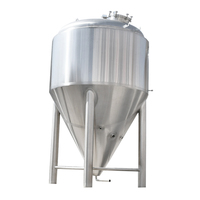 Bière Fermenteur Conique De Refroidissement Réservoir 2500L Bière Unitanks 4000L