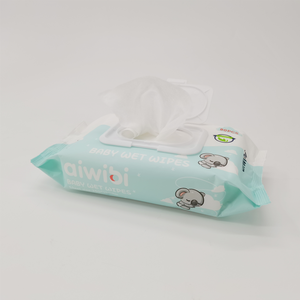 Aiwibi premium personnalisé jetable biologique bébé <span class=keywords><strong>bio</strong></span>-dégradable RO <span class=keywords><strong>eau</strong></span> pure lingettes humides toilettes fabricant en gros - Product Image 3