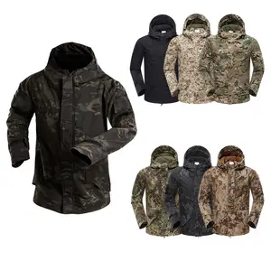 GAF High Quality G8 Waterproof Winter Fleece Jacket Camouflage Tactical Clothes Combat Multicam Tactical Uniform