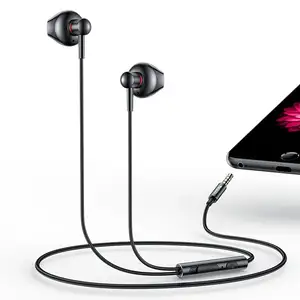 Yesido YH47 Earphone In-ear HD, headphone berkabel Antarmuka 3.5MM aluminium Aloi