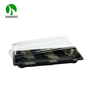 <strong>Disposable</strong> Plastic Sushi Food Rolls Packaging Tray <strong>Platter</strong> - Product Image 1