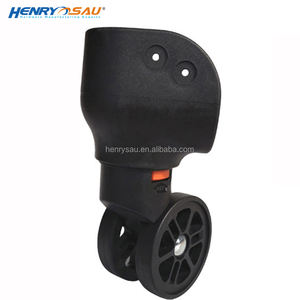 Roues pivotantes universelles en PVC de 2 pouces pour sacs à bagages, pièces et accessoires de remplacement pliables au design tendance, roues d'angle - Product Image 3