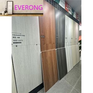 Dalles <span class=keywords><strong>de</strong></span> marbre travertin rayé modernes 600x1200mm, dalle en porcelaine polie pour murs et sols intérieurs avec finition mate rustique - Product Image 3