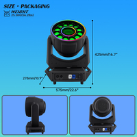 Lampu Moving Head Wash Bee Eye Profesional untuk Pesta Disko dengan Desain Mudah Dipasang