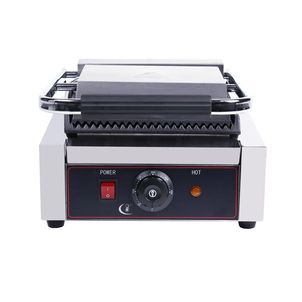 Good Quality Commercial Stainless Steel Sandwich Electric Grills Press Electric Contact Grill