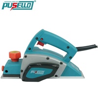 Raboteuse à bois multifonctionnelle portative PUSELLO, raboteuse électrique 600W, raboteuse à bois 82mm pour outils de menuisier
