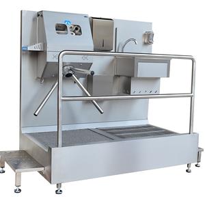 Nouvelle station d'hygiène en acier inoxydable avec lavabo à commande au genou - Product Image 1