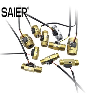 مجسات الشركة المصنعة لمستشعرات تأثير تدفق المياه في القاعة ، مستشعر تدفق المياه من النحاس من التوربينات المغناطيسية - Product Image 3