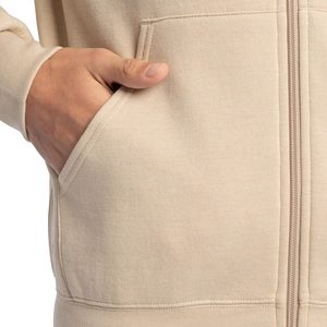 Wholesale Custom Men's Winter Breathable Eco-Friendly Zipper Hoodie 100% Cotton Fleece Full <b>Zip</b> <b>Hooded</b> Sweatshirt OEM ODM - Product Image 4