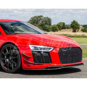 Labio de parachoques delantero de fibra de carbono seco estilo performante para Audi R8 Gen2 2016-2019 - Product Image 2
