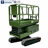 Direct usine, Plateforme élévatrice sur chenilles tout-terrain robuste 12m 250kg, idéale pour l'entretien des terrains accidentés, livraison rapide