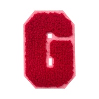Patchs Alphabet Brodés en Chenille Colorée A-Z Style Universitaire, Écussons Thermocollants pour Veste Personnalisée