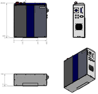 Bouteille en plastique/bouchon/sac machine de marquage laser UV 5W codage laser UV imprimante de date exp de code à barres QR pour ligne de remplissage d'emballage